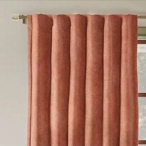 Threshold Chenille Clay Brown Curtain Panel